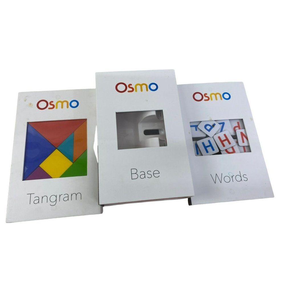 AS IS Osmo Ipad educational add ons tanagram word building first kinder preschoo